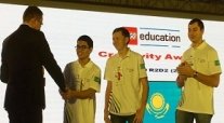 Команда Республики Казахстан получила премию LEGO Education Creativity Award за орбитальный спутник