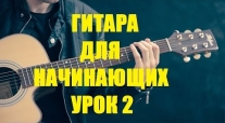 Гитара для начинающих. Как научиться играть на гитаре. Урок 2 
