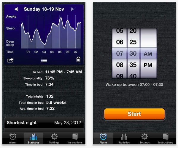 Улучшаем качество сна при помощи мобильных приложений
